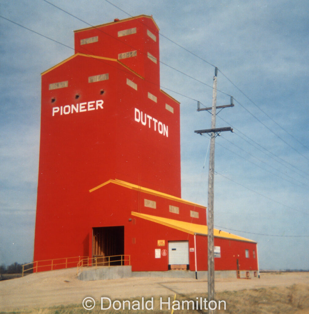 Red grain elevator