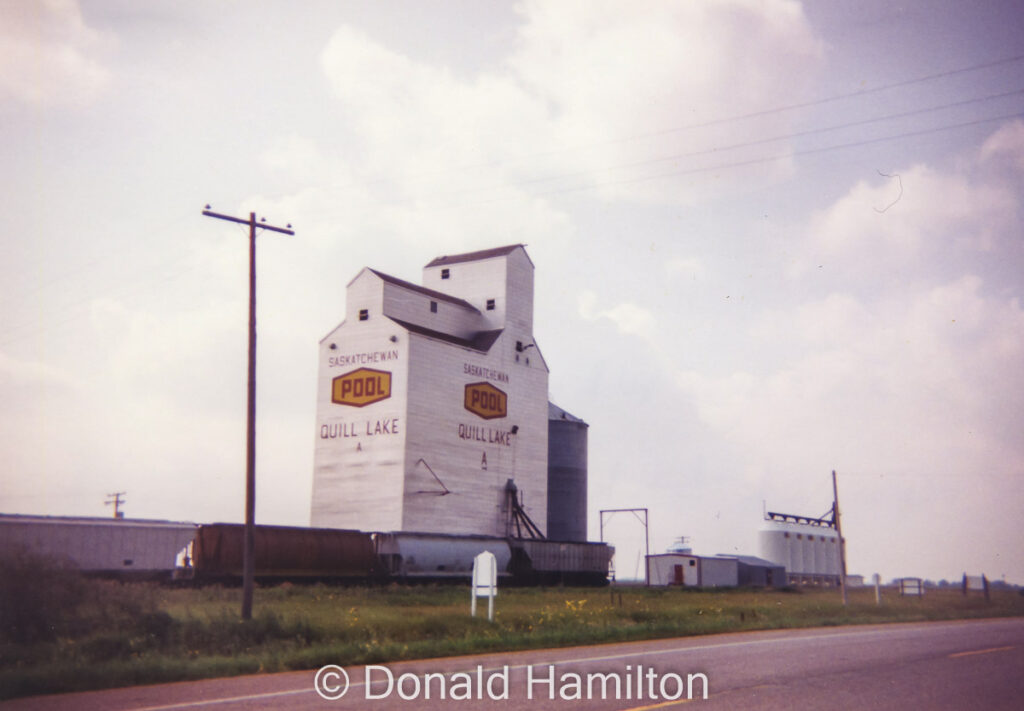 Saskatchewan Wheat Pool "A" elevator in Quill Lake, Saskatchewan