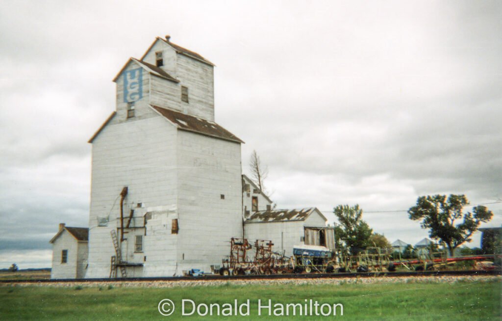 Wooden grain elevator