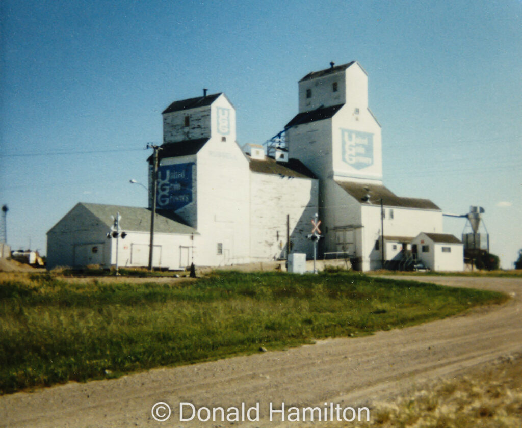 UGG grain elevator complex in Russell, MB