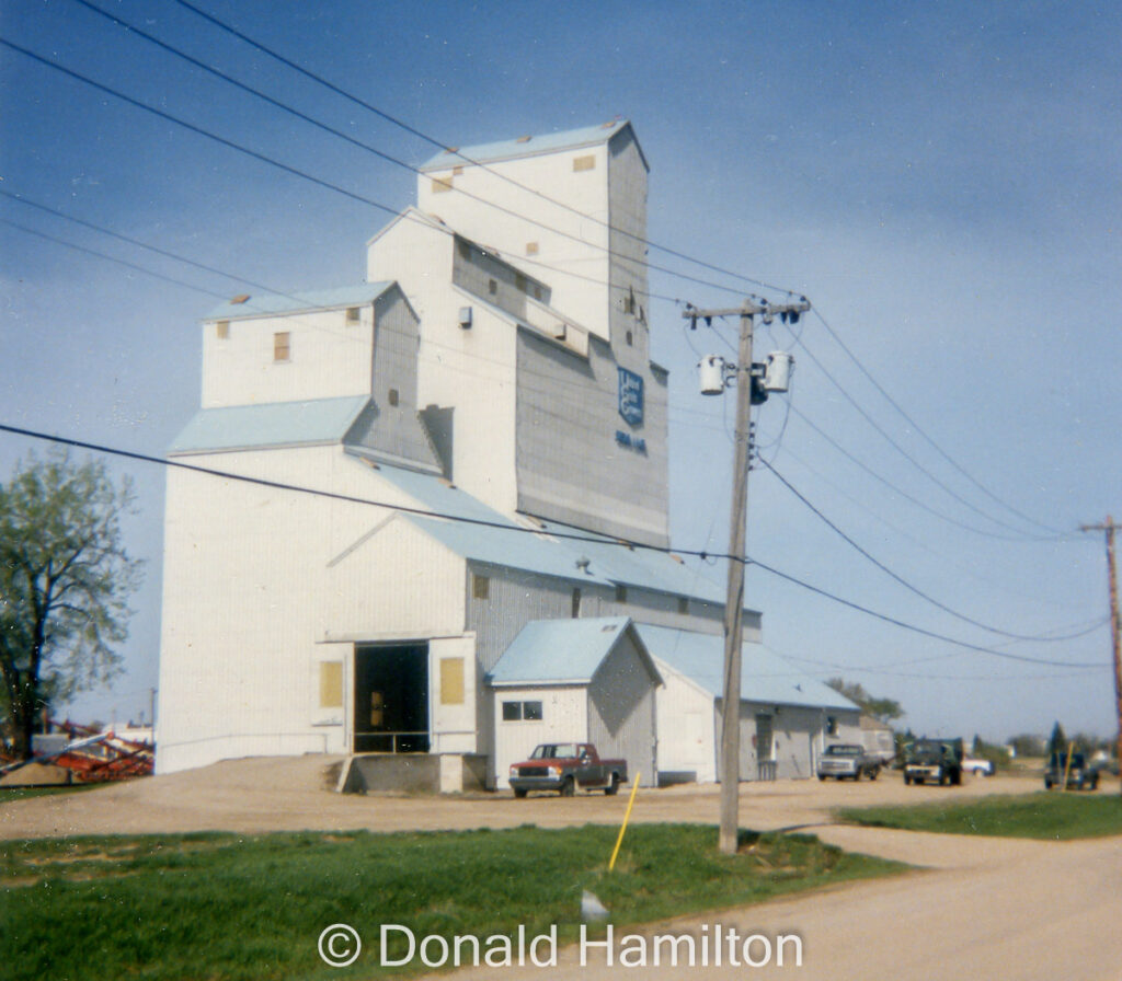 Wooden grain elevators in Shoal Lake