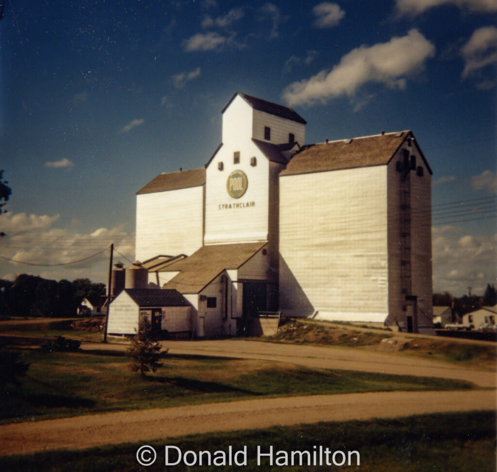 Grain elevator in Strathclair Manitoba