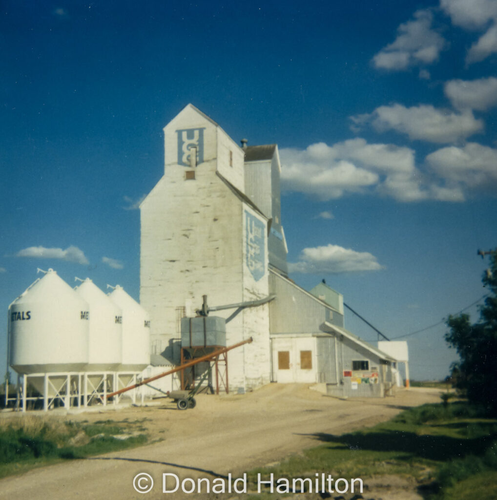 Westbourne, MB grain elevator, April 1991