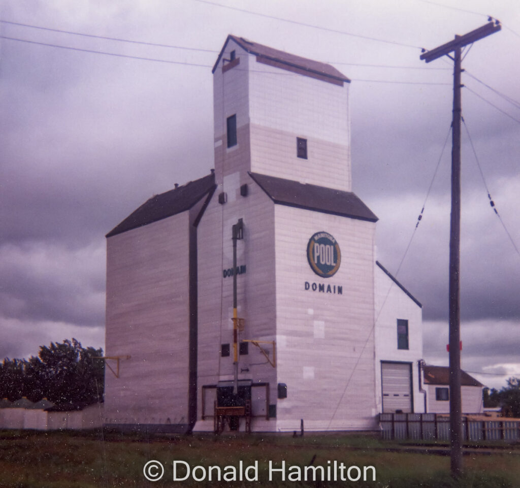 Domain, Manitoba grain elevator, July 1992.