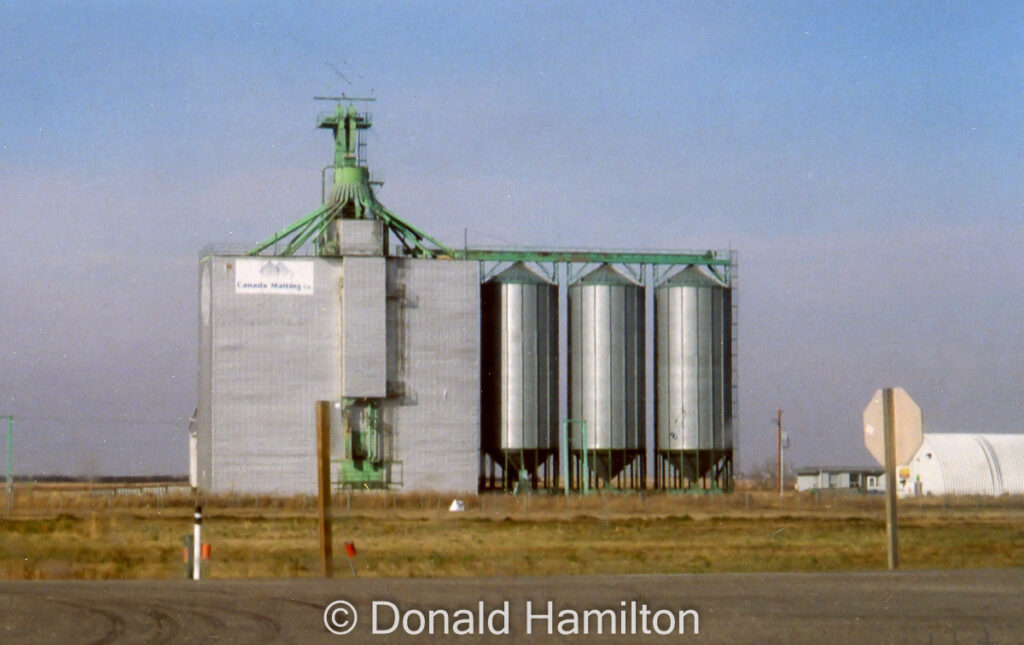 Canada Malting grain elevator in Drumheller, AB, Oct 2010.