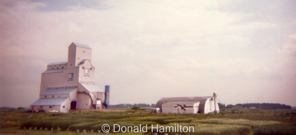 UGG grain elevator in Melfort, SK, August 1994.