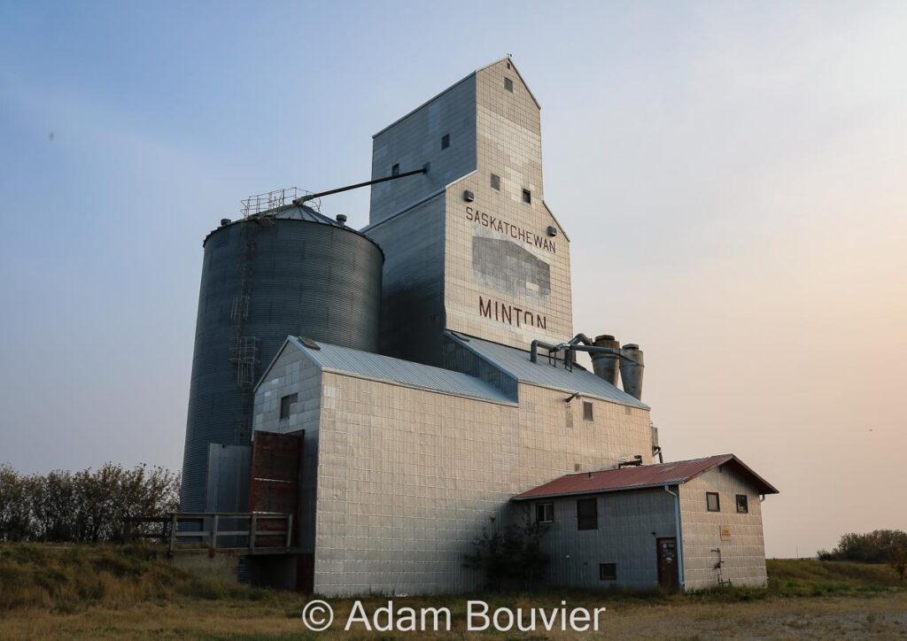 Minton, SK grain elevator, September 2020.