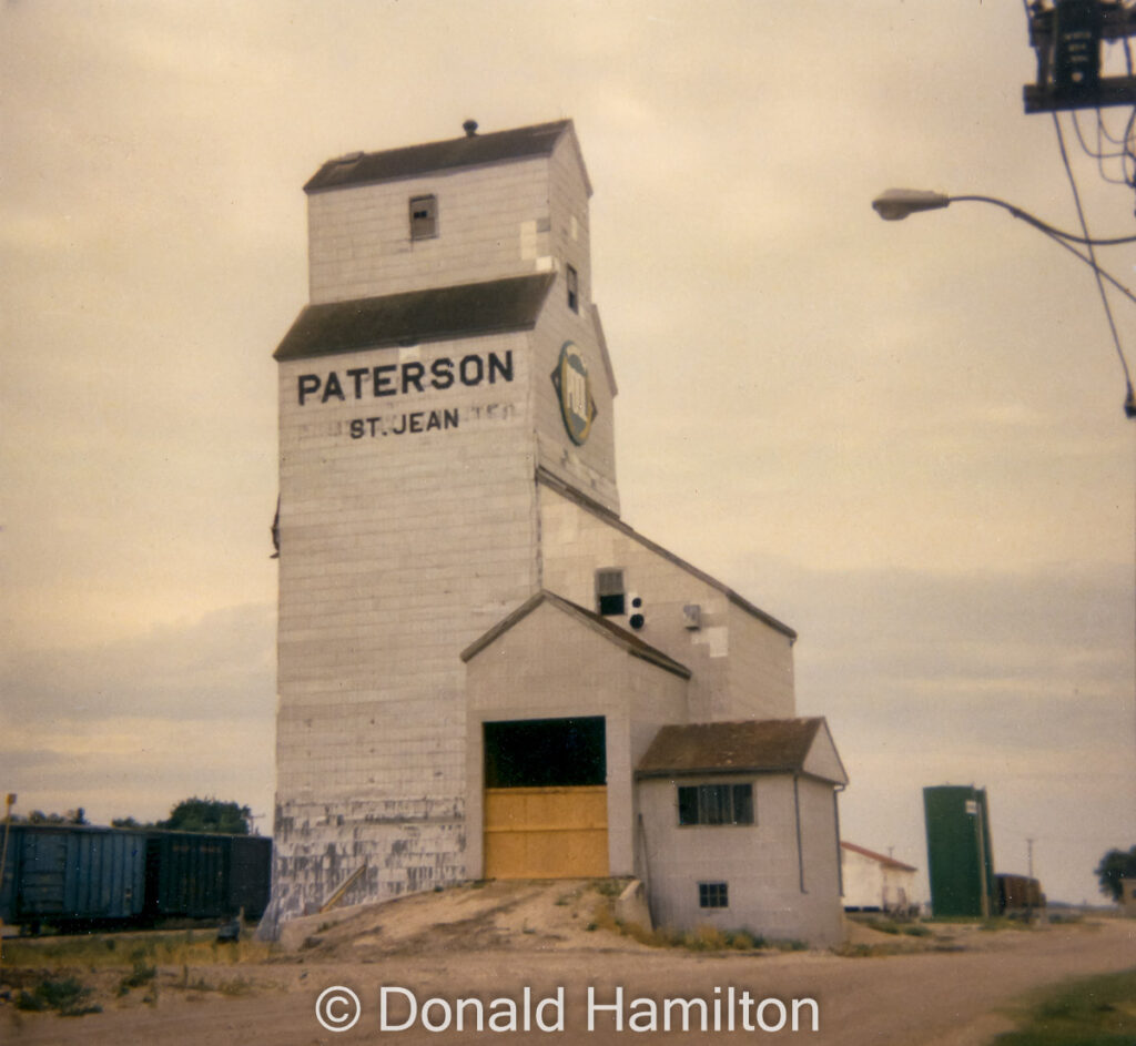 St. Jean (Baptiste), MB grain elevator, August 1991.