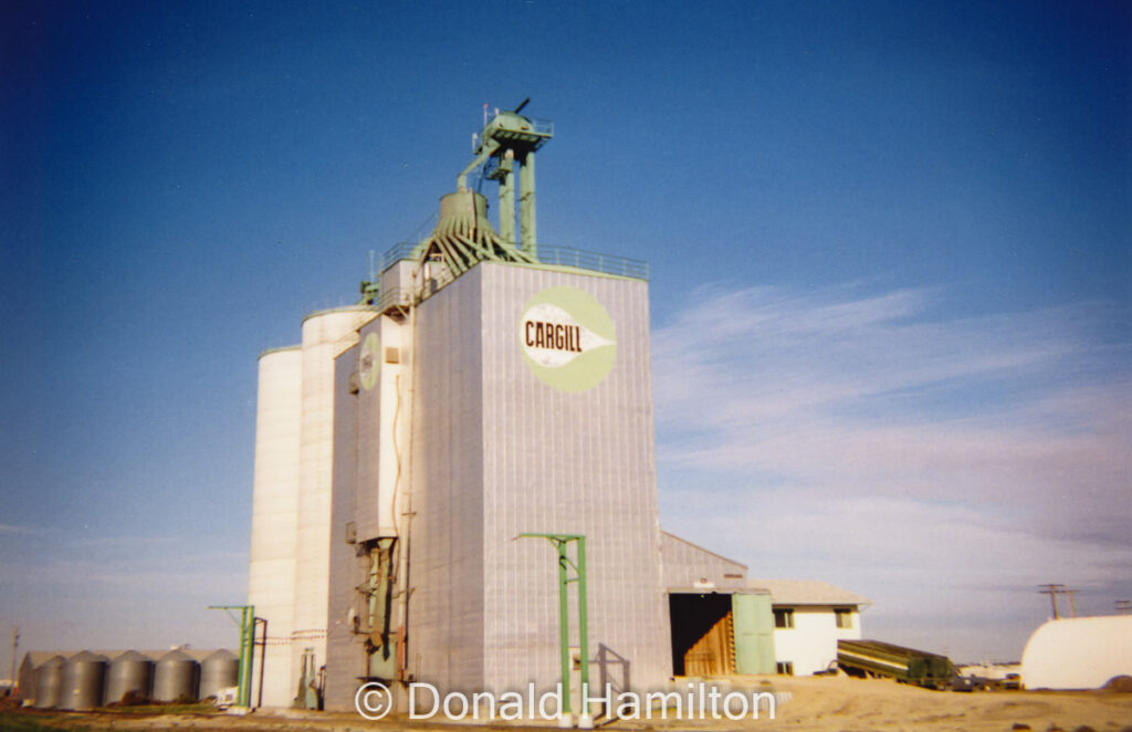 Cargill grain elevator in Winkler, MB, September 1995.