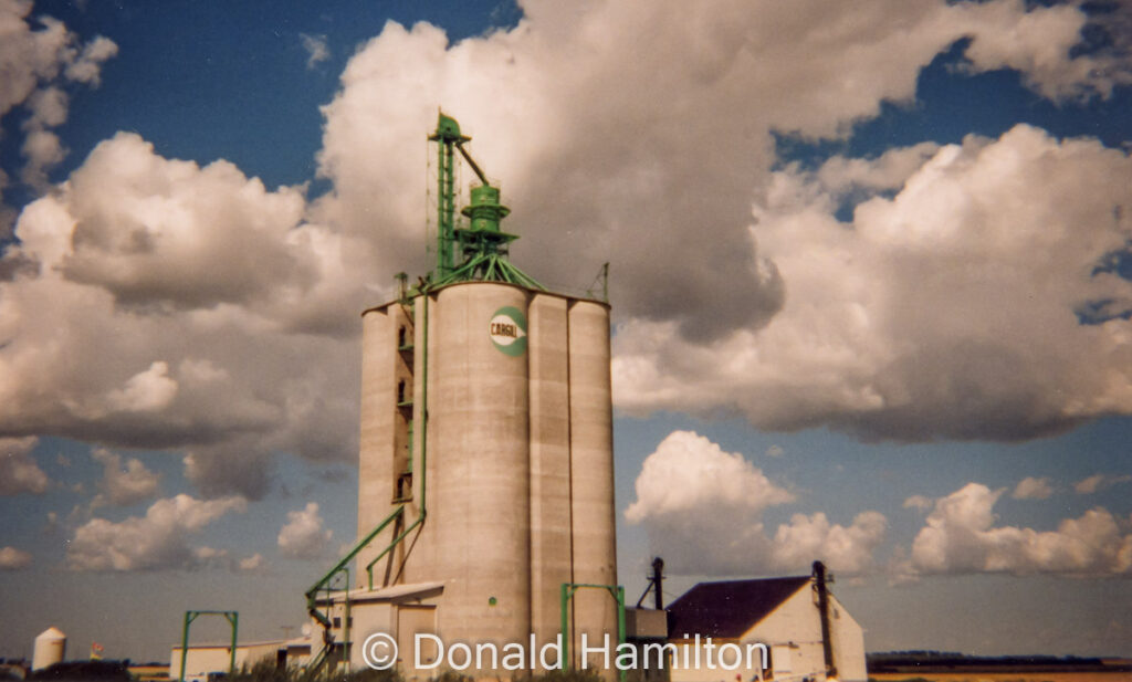 Cargill grain elevator near Yorkton, SK, August 1995.