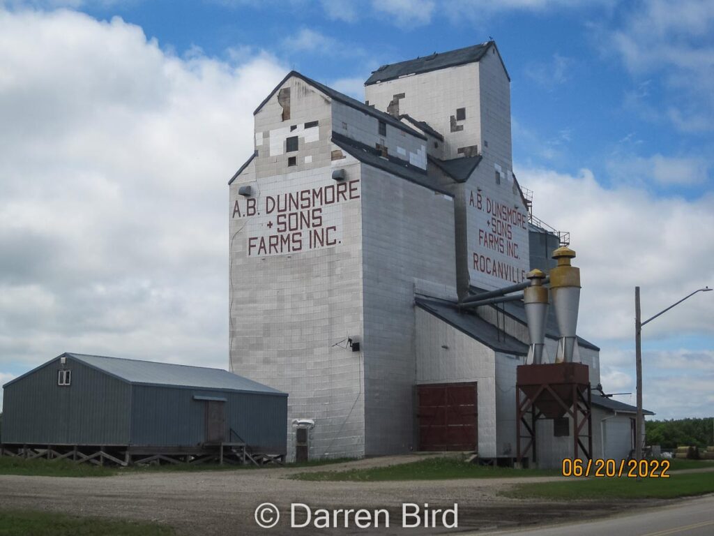 Grain elevator in Rocanville, SK, June 2022. Contributed by Darren Bird.