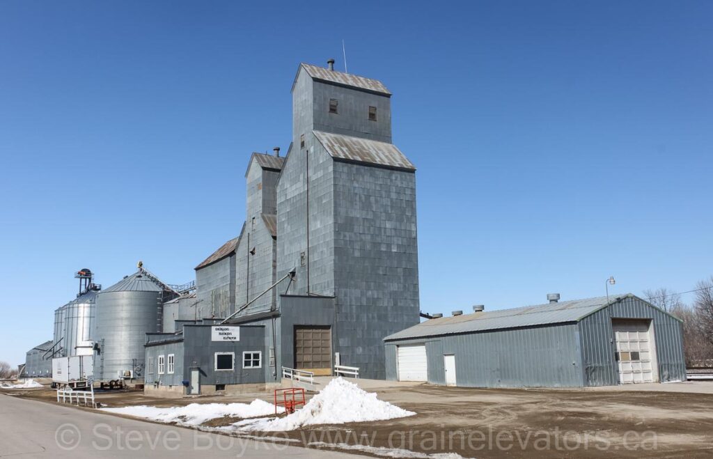 Grain elevator in Emerado, North Dakota, March 2011.