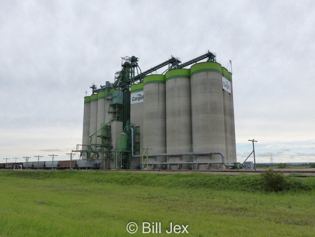 Cargill grain elevator near North Battleford, SK, June 2022. Contributed by Bill Jex.