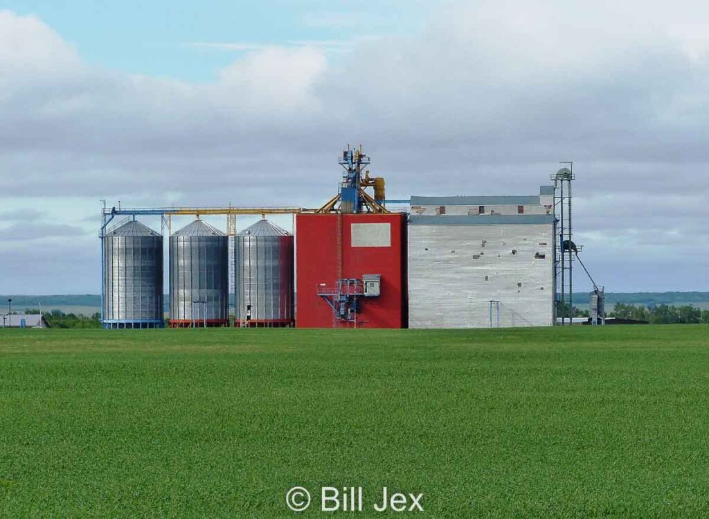 Former Viterra grain elevator complex, Biggar, SK, June 2022. Contributed by Bill Jex.