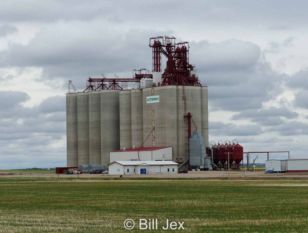 Viterra grain elevator outside Rosetown, SK, June 2022. Contributed by Bill Jex.