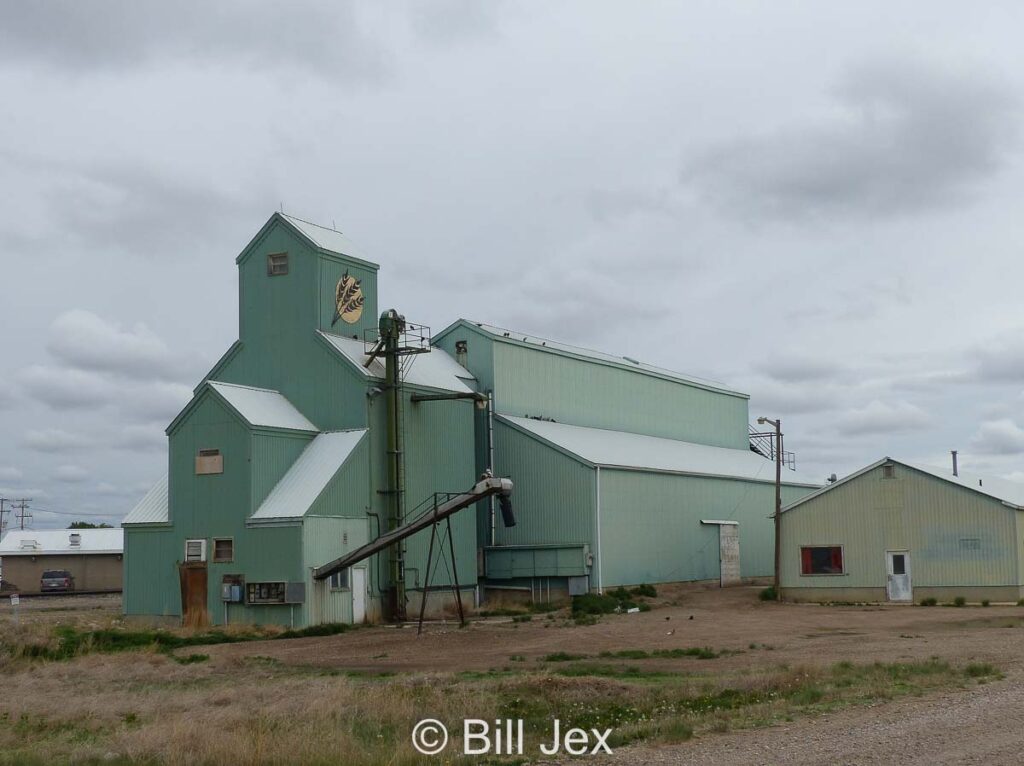 Former Elephant fertilizer elevator in Rosetown, SK, June 2022. Contributed by Bill Jex.