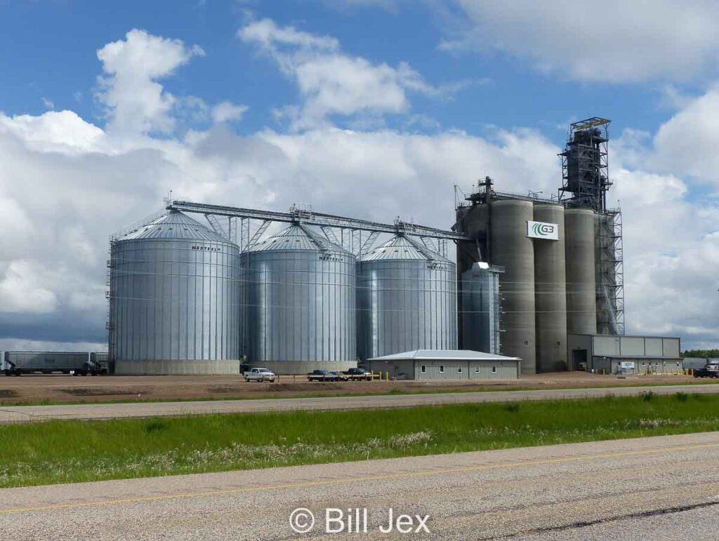 G3 grain elevator in Vermilion, AB, June 2022. Contributed by Bill Jex.